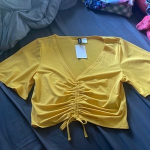 Yellow H&M Blouse